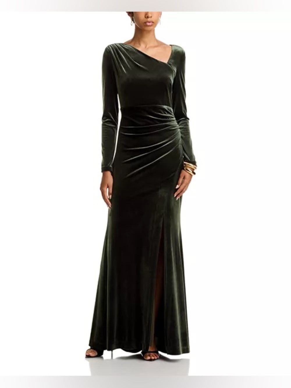 Eliza J
Long Sleeve Asymmetrical Neck Gown